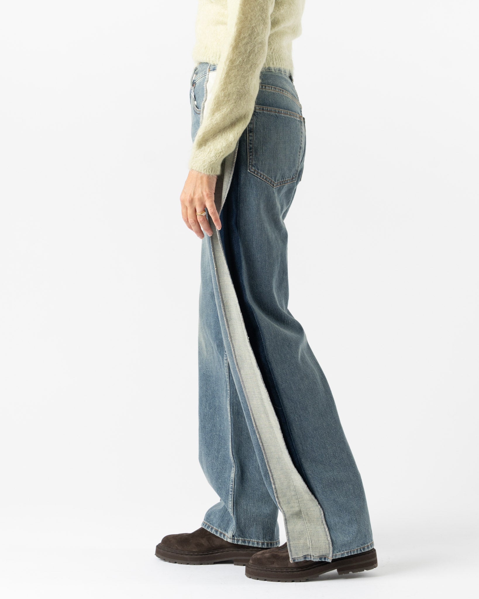 MM6 Maison Margiela Pants Five Pockets in Blue Denim