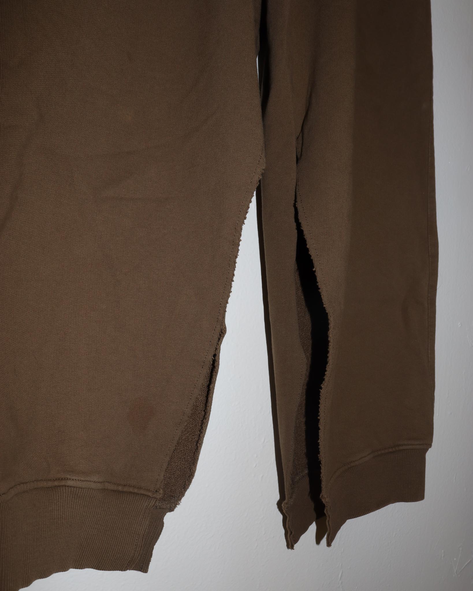 Pre-owned: MM6 Maison Margiela Slit Split Sweatpants in Olive