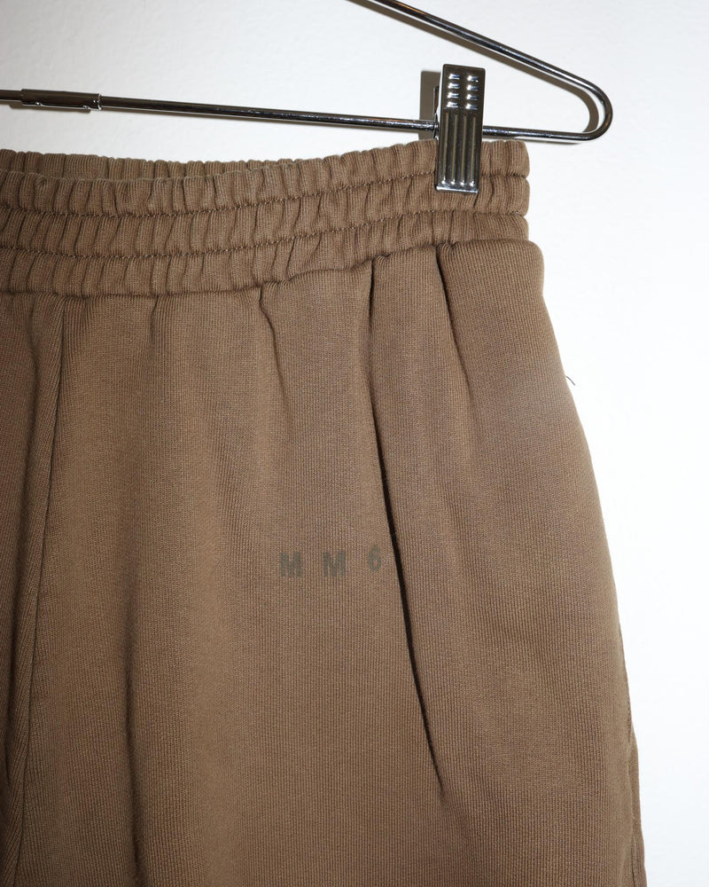 Pre-owned: MM6 Maison Margiela Slit Split Sweatpants in Olive