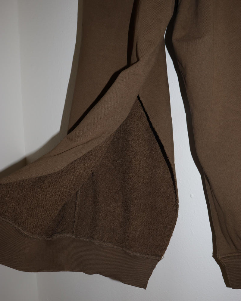 Pre-owned: MM6 Maison Margiela Slit Split Sweatpants in Olive
