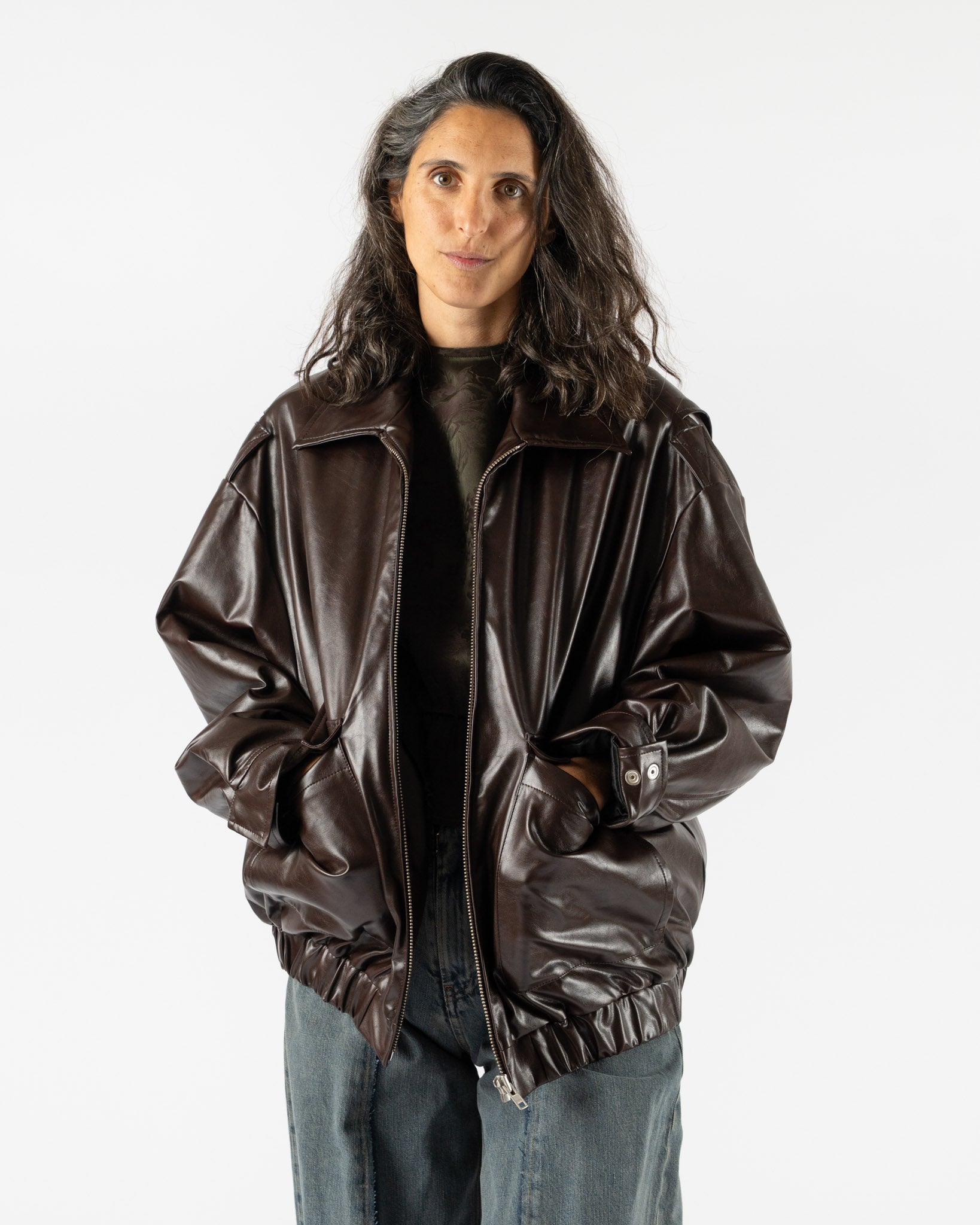 MM6 Maison Margiela Sports Jacket in Burgundy