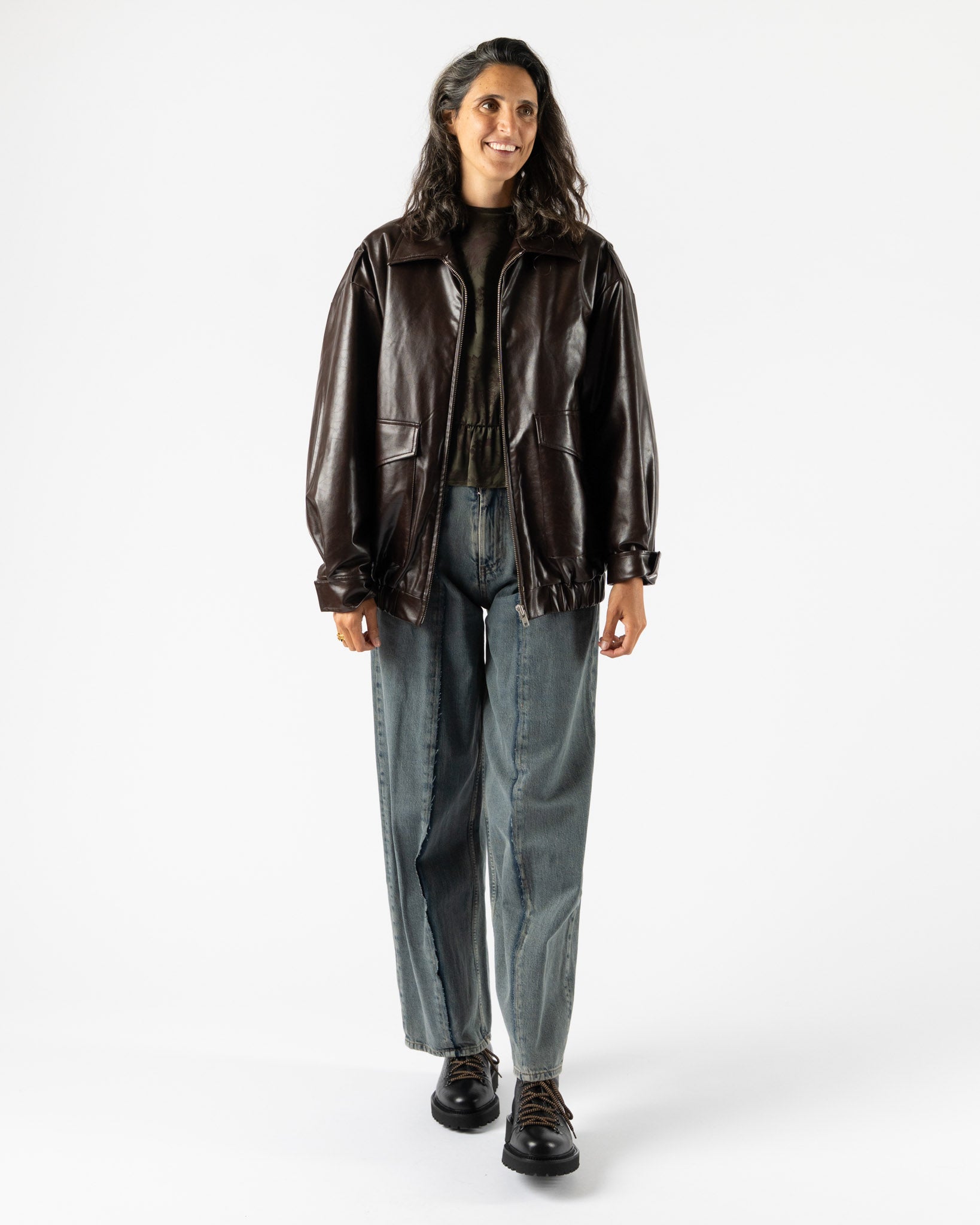 MM6 Maison Margiela Sports Jacket in Burgundy