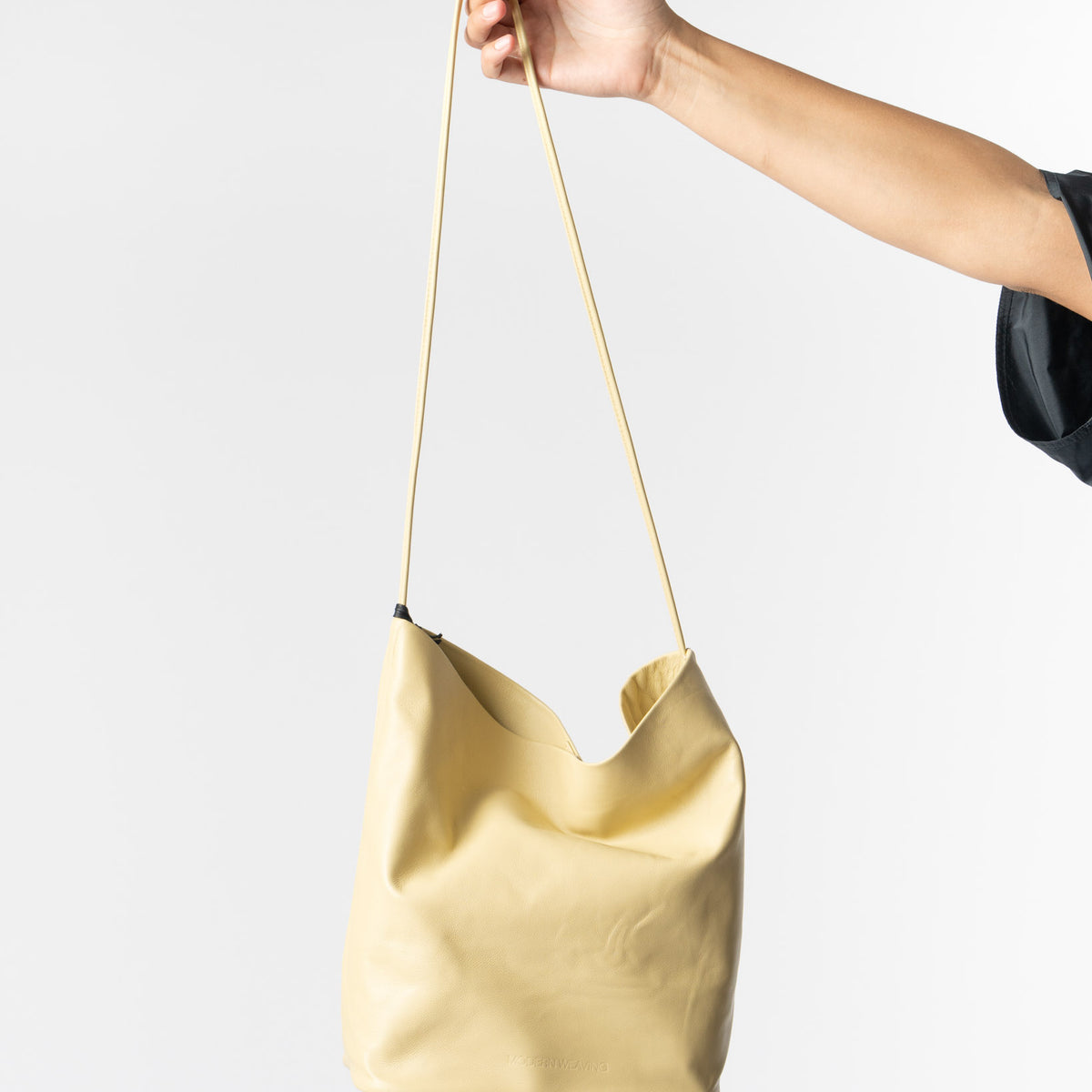 Modern Weaving Relaxed Basket in Butter Curated at Jake and Jones