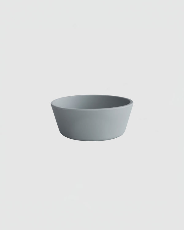 Mushie Silicone Suction Bowl in Stone