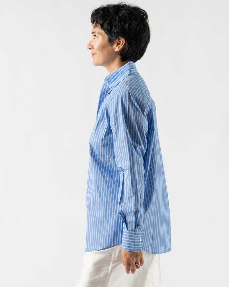 Hai Franco Shirt in Blue/White Stripes