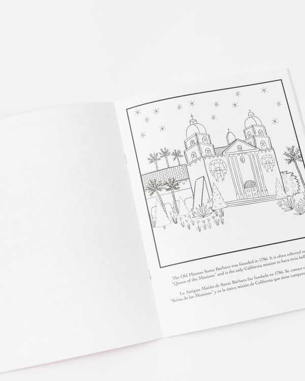 Nacaya Colors of Santa Barbara Bilingual Coloring Book Christmas Edition