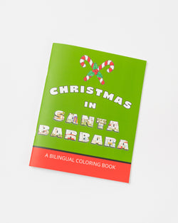 Nacaya Colors of Santa Barbara Bilingual Coloring Book Christmas Edition
