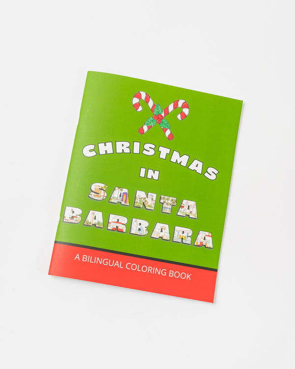 Nacaya Colors of Santa Barbara Bilingual Coloring Book Christmas Edition