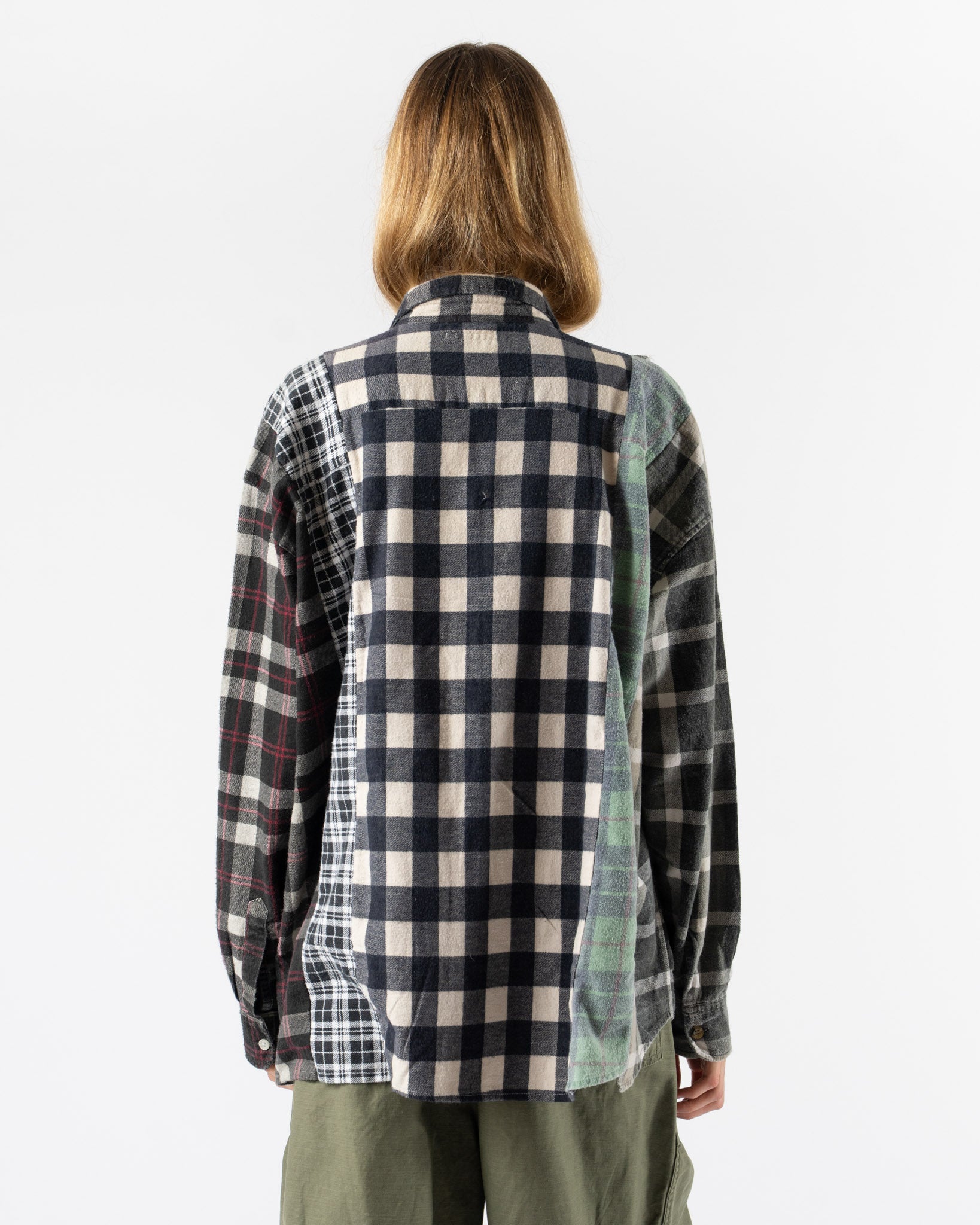 Needles Flannel 5 Cuts Frill Shirt
