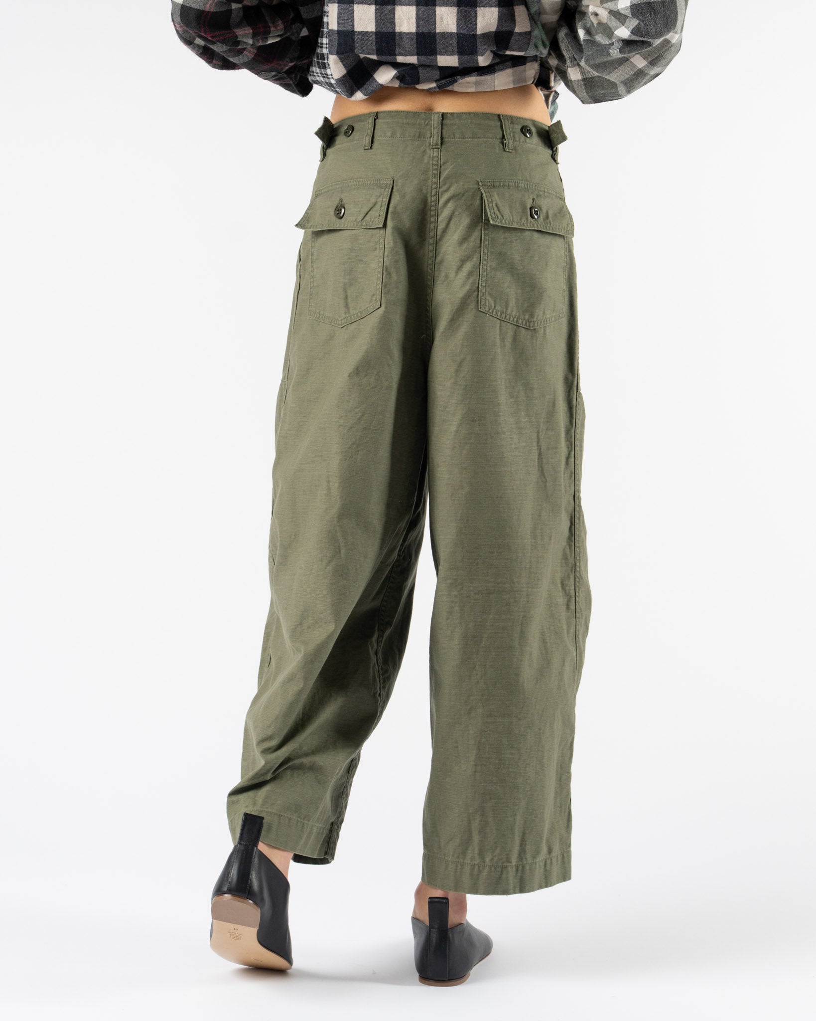 Needles H.D. Fatigue Pant in Olive