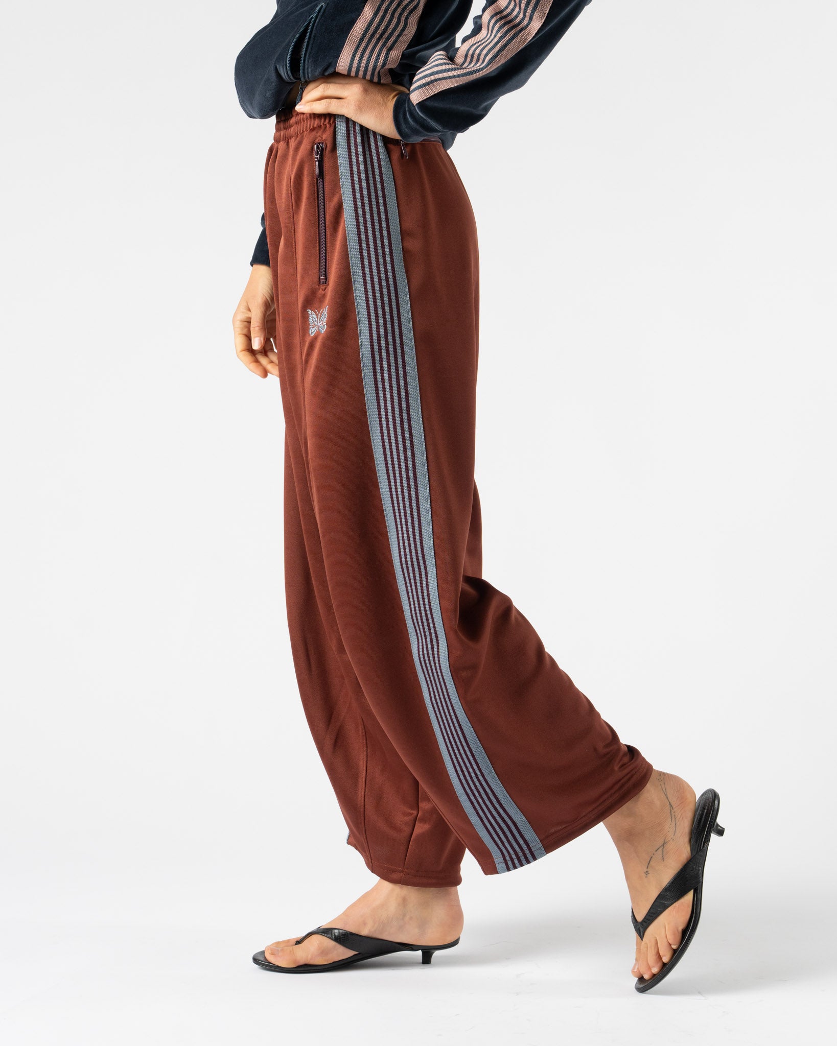 Needles H.D. Track Pant in Rust