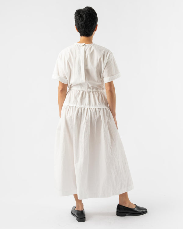 nicholson & nicholson Apple Short Sleeve Dress in White