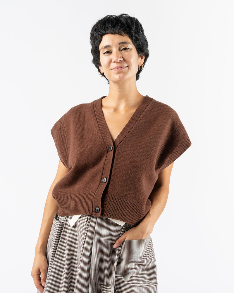 nicholson & nicholson Zoe Top in Brown