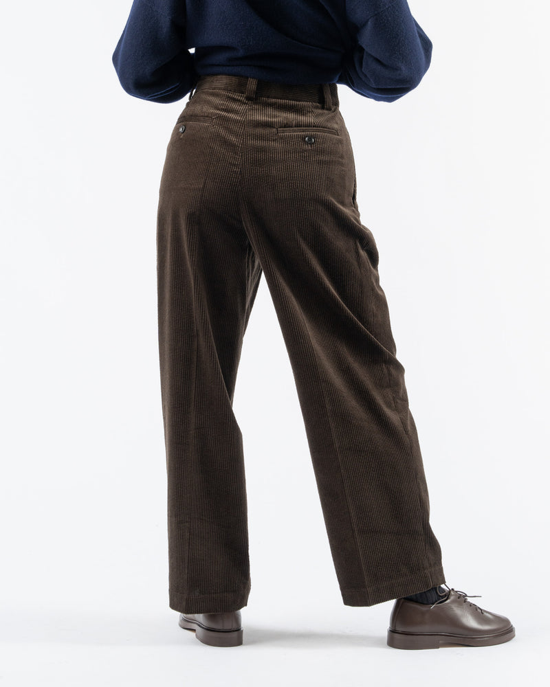 nicholson & nicholson Port Corduroy Pants in Brown