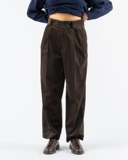 nicholson & nicholson Port Corduroy Pants in Brown