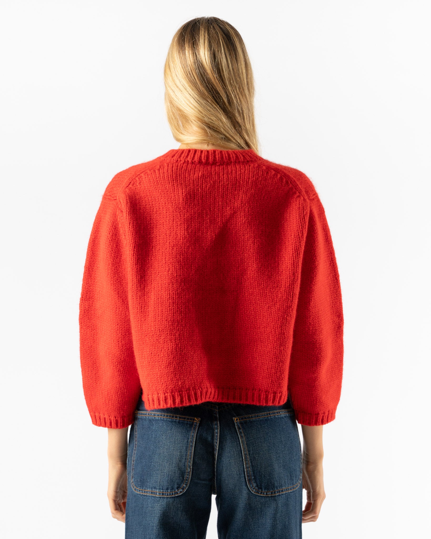 Nikki Chasin Sheba Cardigan Sweater in Habanero
