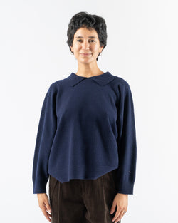 nicholson & nicholson Tess Top in Navy