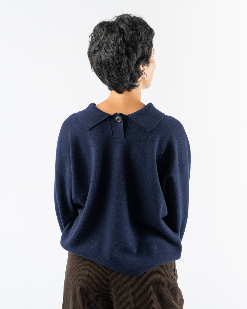 nicholson & nicholson Tess Top in Navy