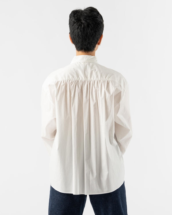 nicholson & nicholson Seabreeze Poplin Shirt in White