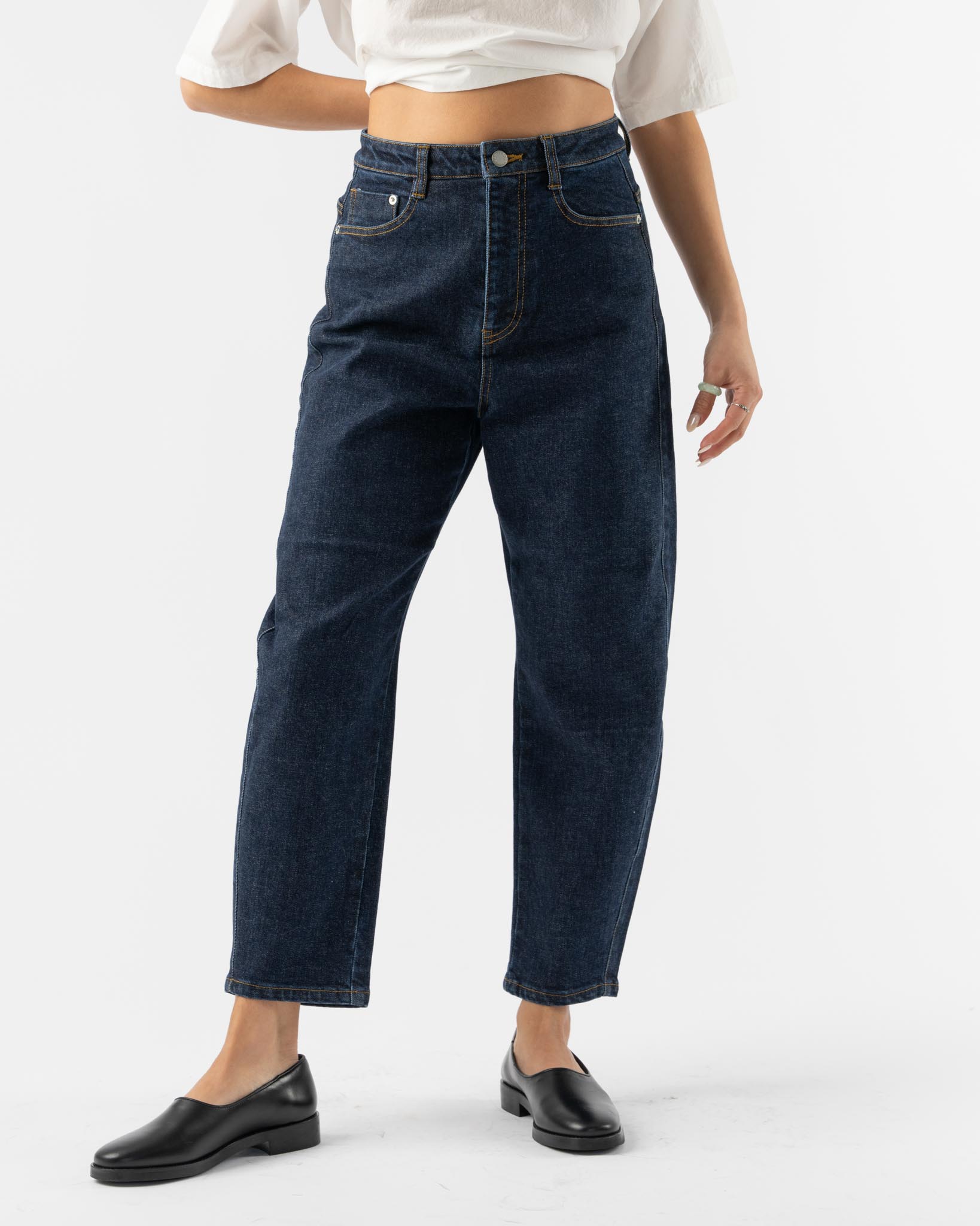 nicholson & nicholson Tea Tree Japanese Denim Jean in Blue