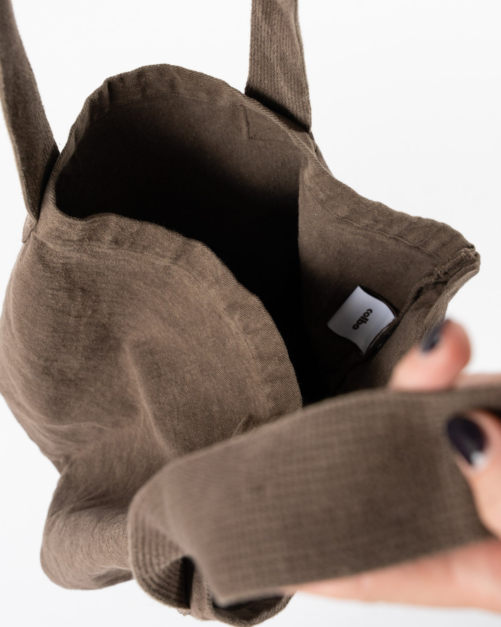 Colbo Logo Bag in Washed Brown