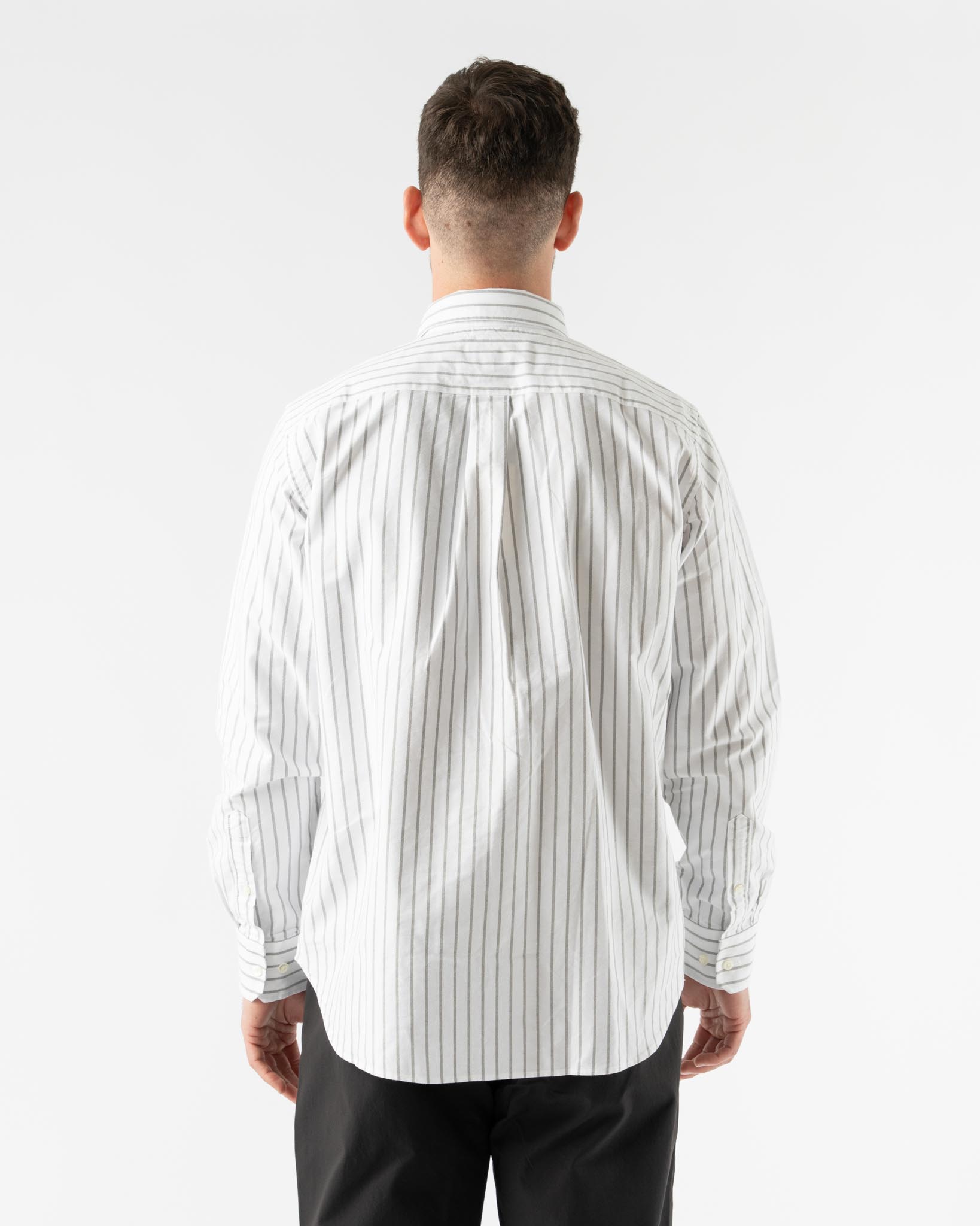 Norse Projects Algot Oxford Monogram in Spruce Green