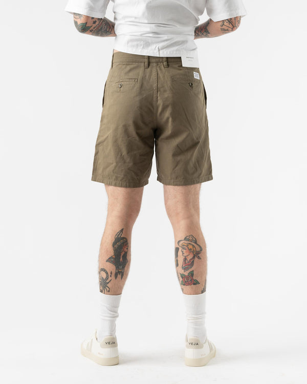 Norse Projects Aros Regular Shorts in Sediment Green