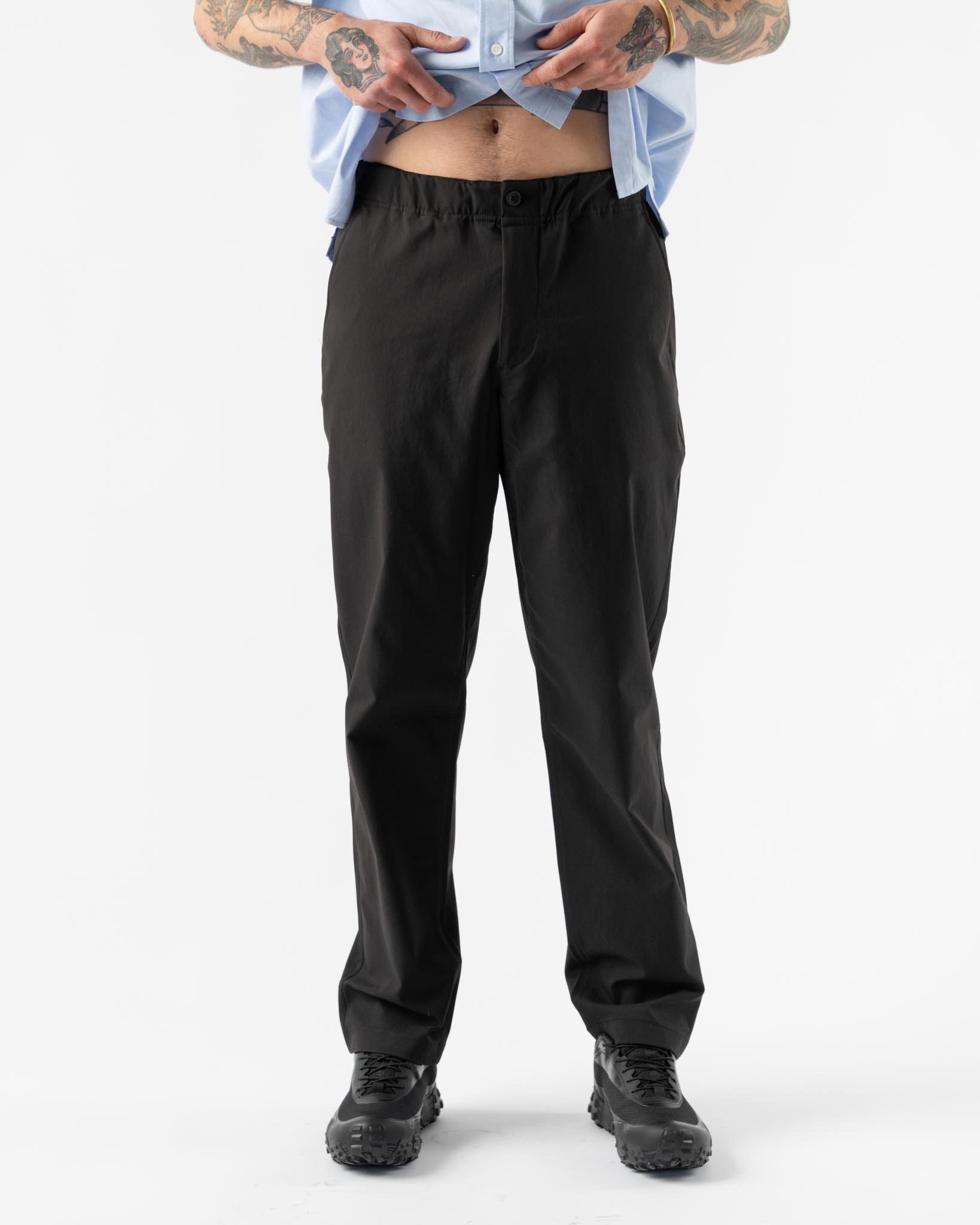 Norse Projects Ezra Solotex Pants in Black Curated at Jake