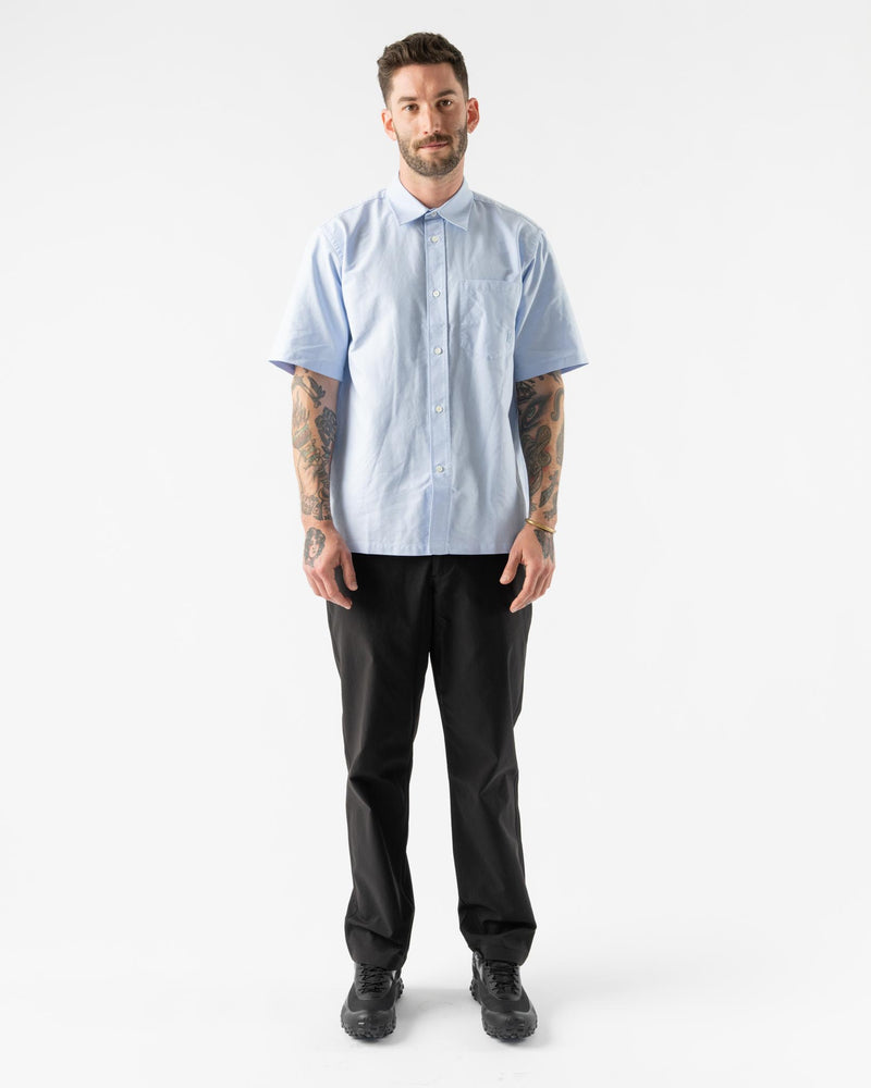 Norse Projects Ivan Oxford Monogram in Pale Blue