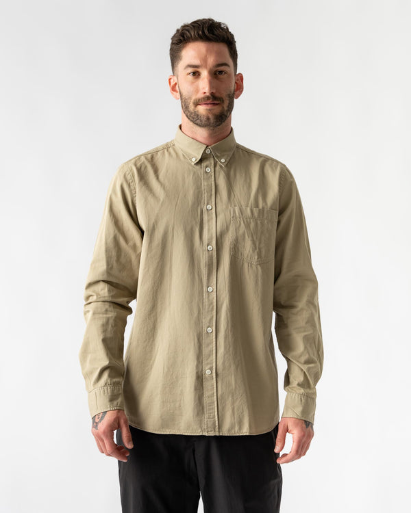 Norse Projects Anton Light Twill Shirt in Clay