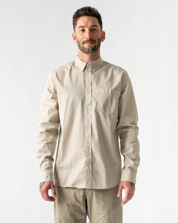 Norse Projects Anton Light Twill Shirt in Oatmeal