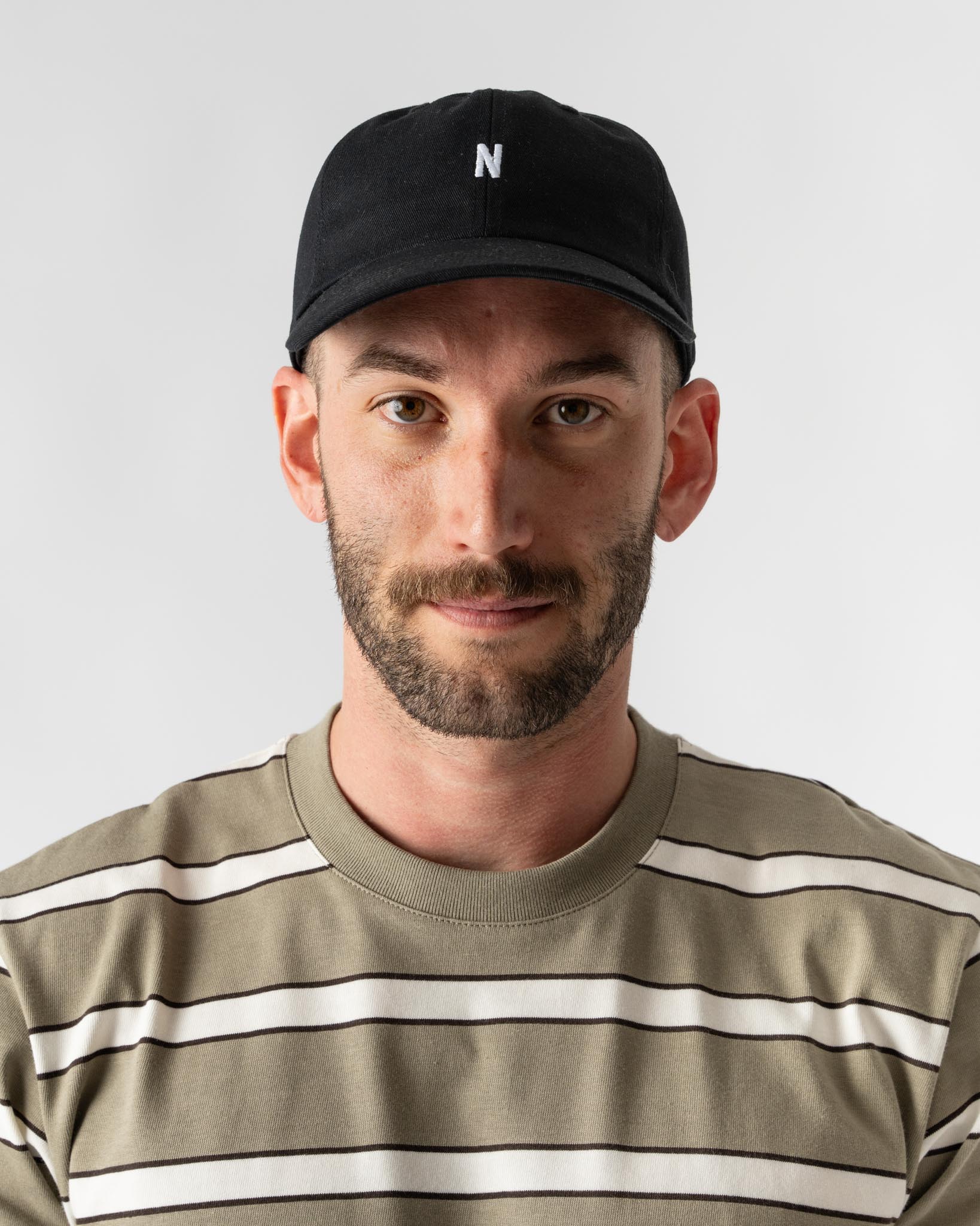 Norse Projects Twill Sports Cap in Black