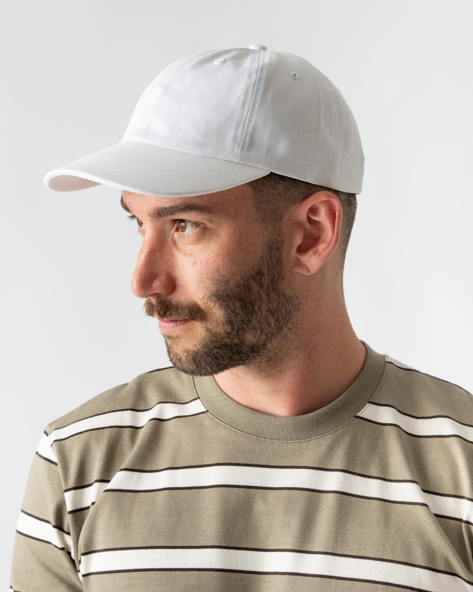 Norse Projects Twill Sports Cap in White
