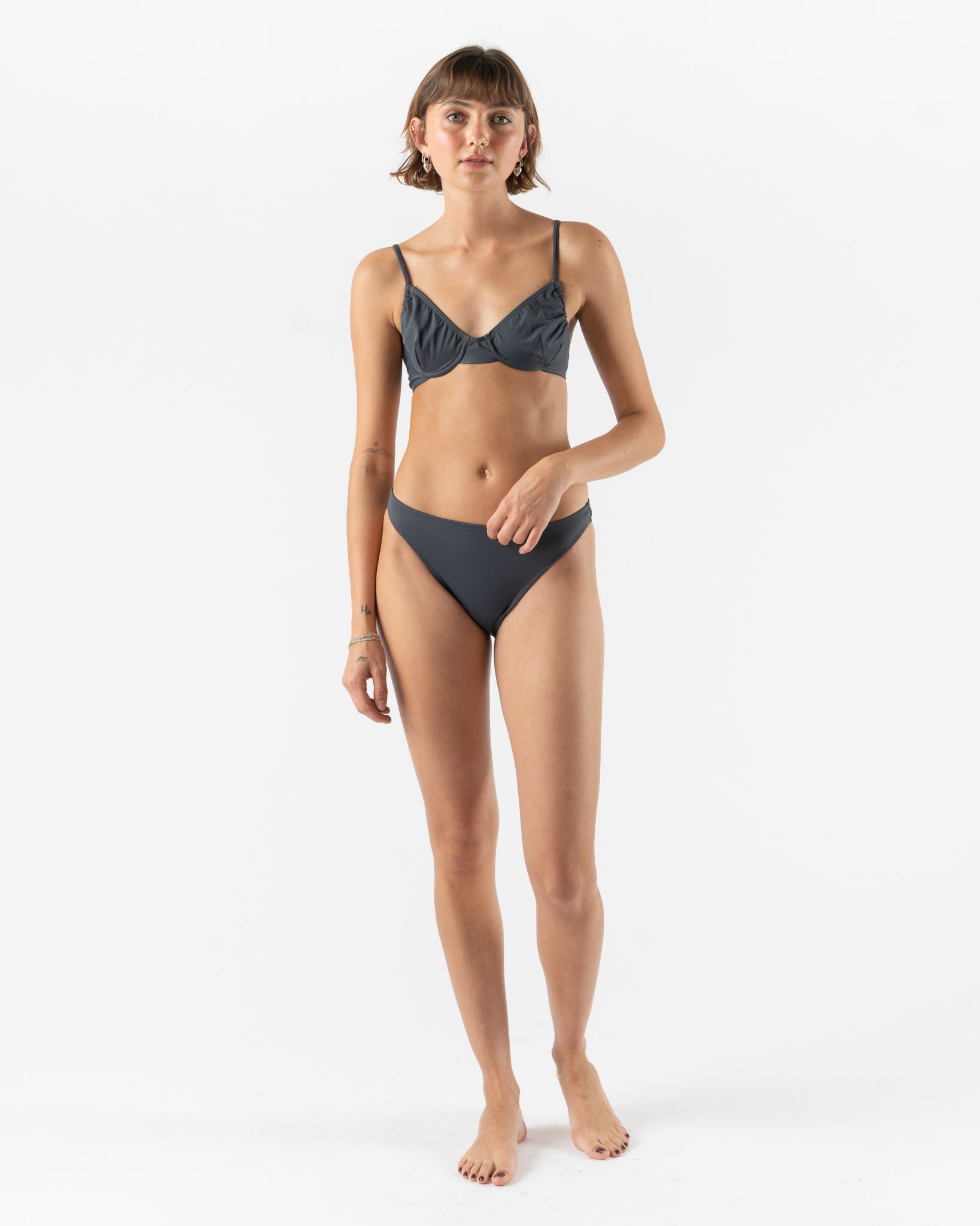 Nu Swim Galaxy Top in Smoke