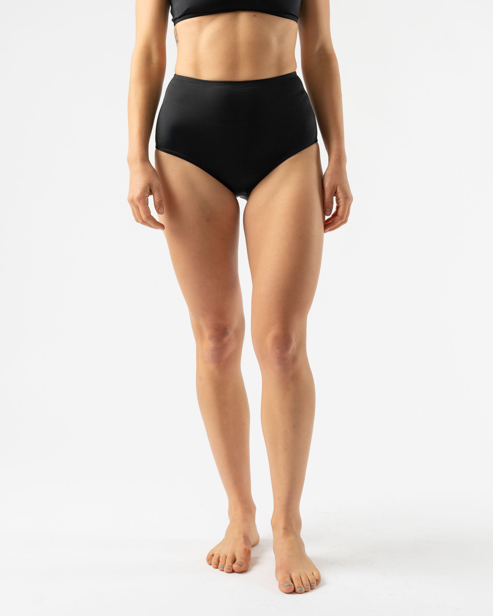 Nu Swim Basic High Bottom in Black
