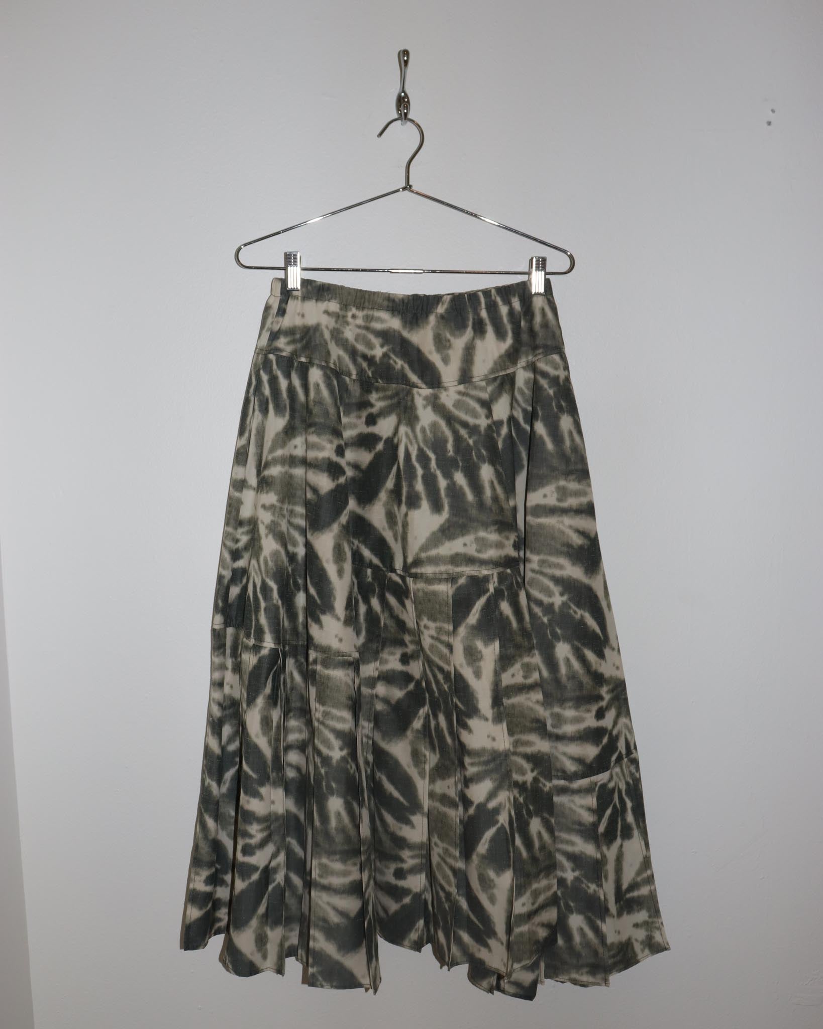 Pre-owned: Odeeh Skirt in Shadow Green