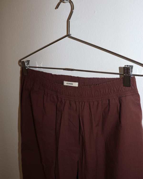 Pre-owned: Odeeh Trousers in Burgundy