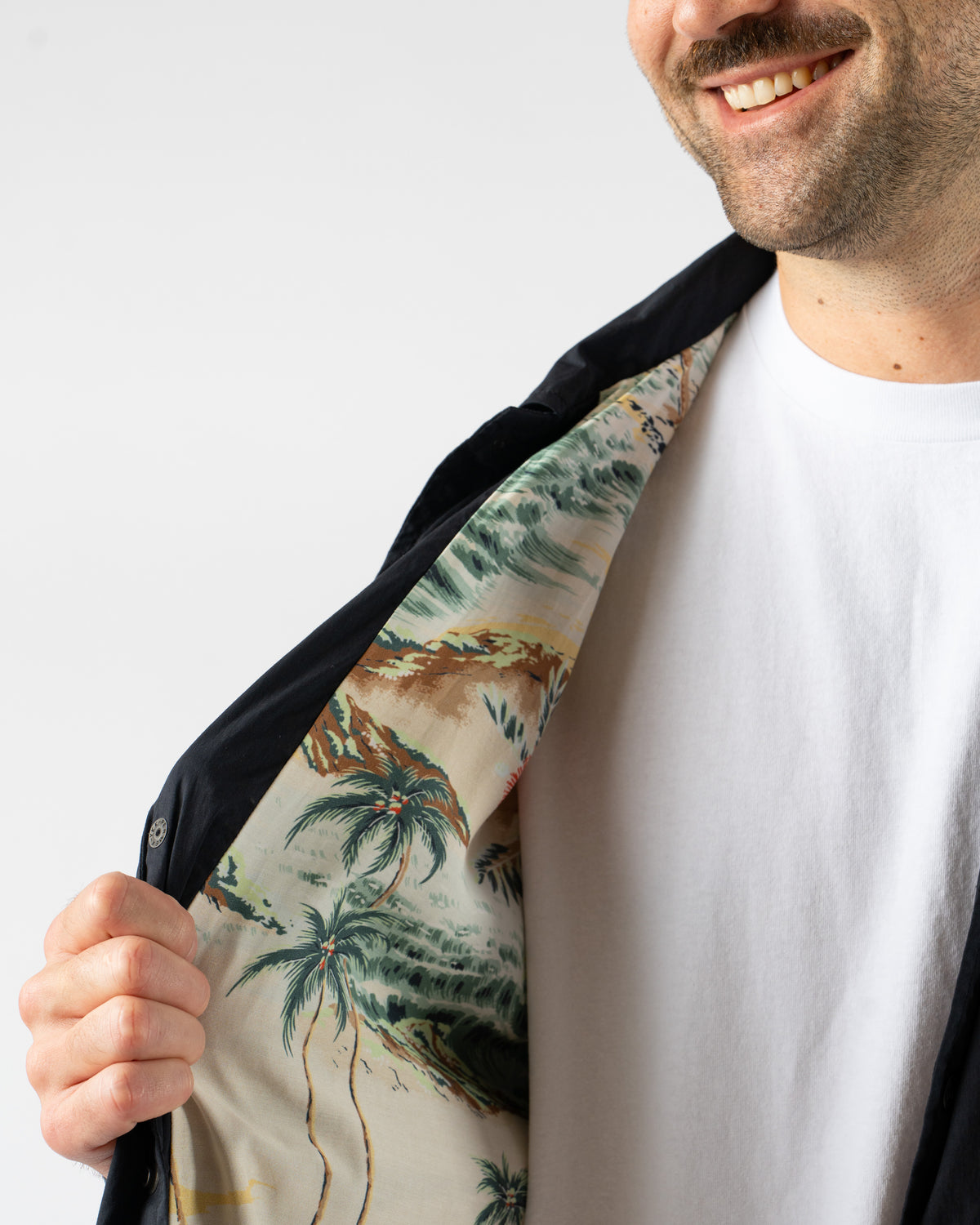 Snow Peak TAKIBI Ripstop Field Jacket in Black Curated at
