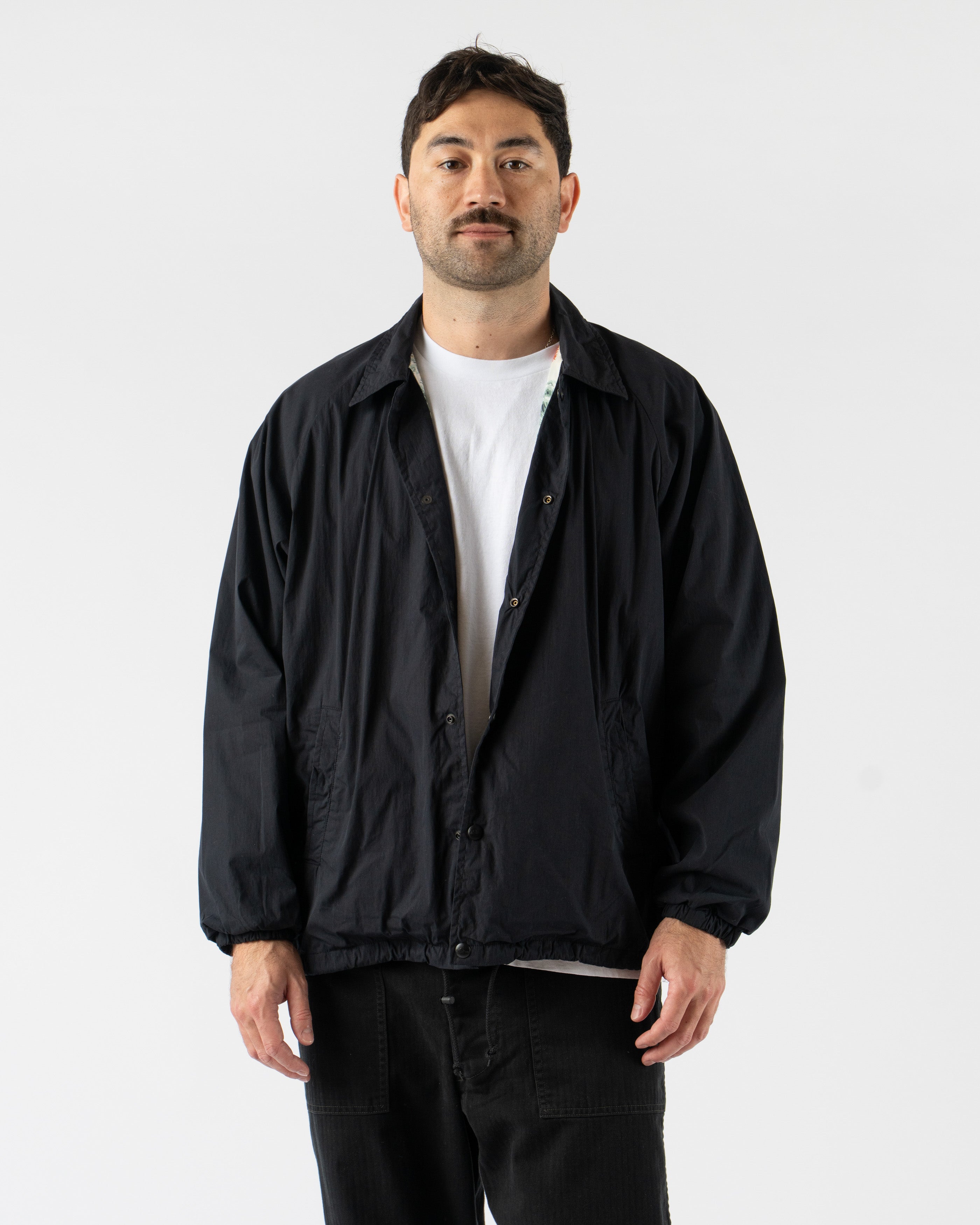 orSlow Coach Jacket in Black Curated at Jake and Jones a