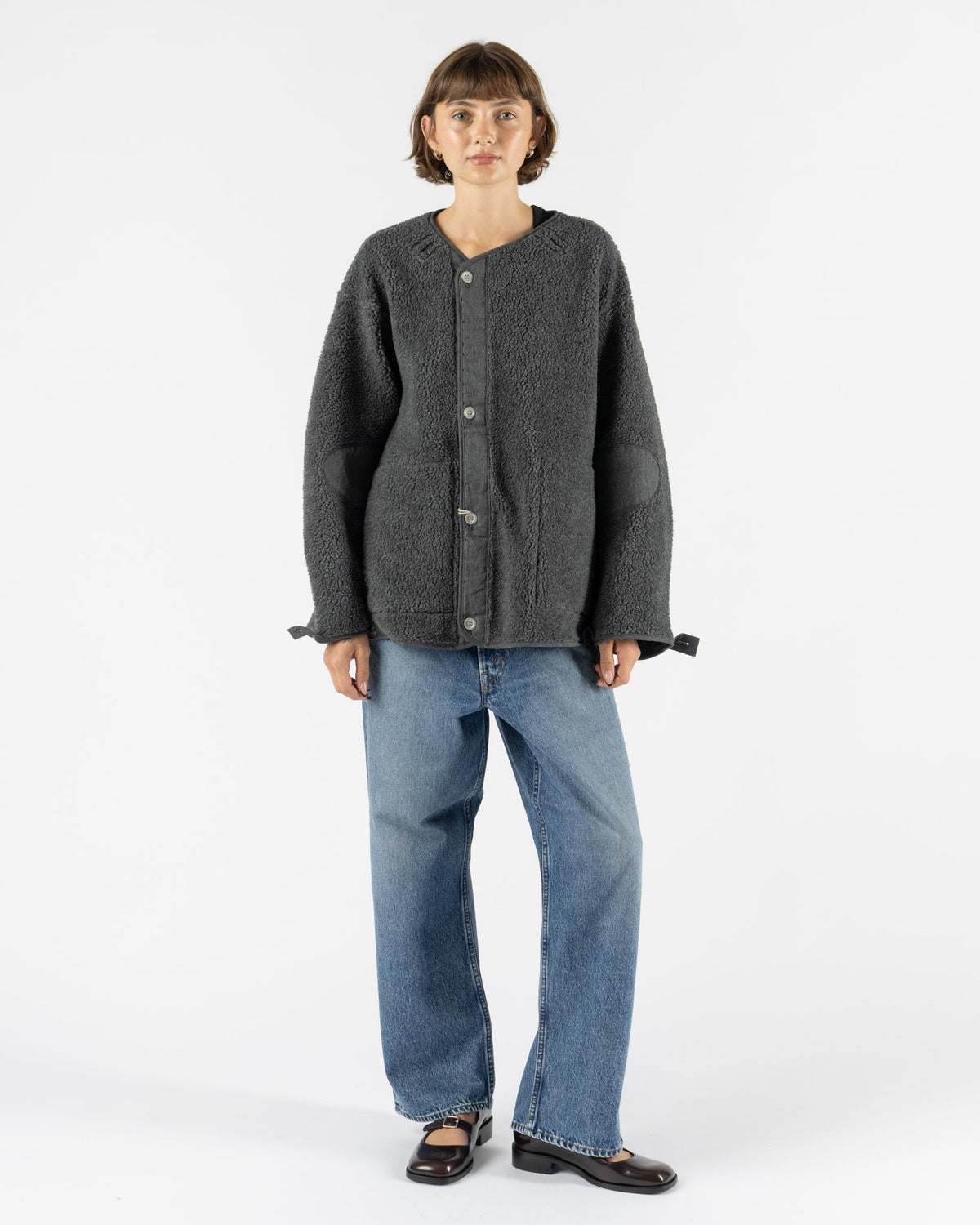 orSlow Super Dad's Denim Pants in Denim Used
