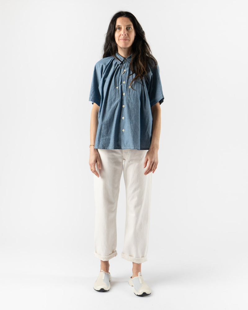 orSlow High Waist Selvedge White Denim Pants