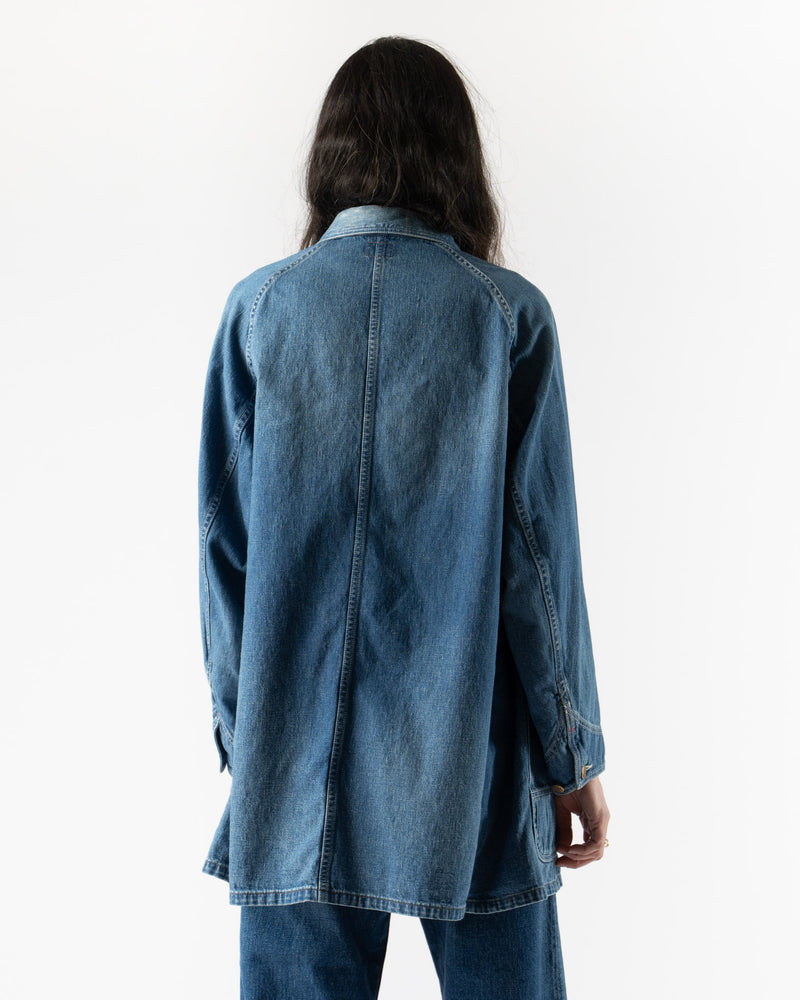 orSlow Loose Fit Denim Coverall in One Wash