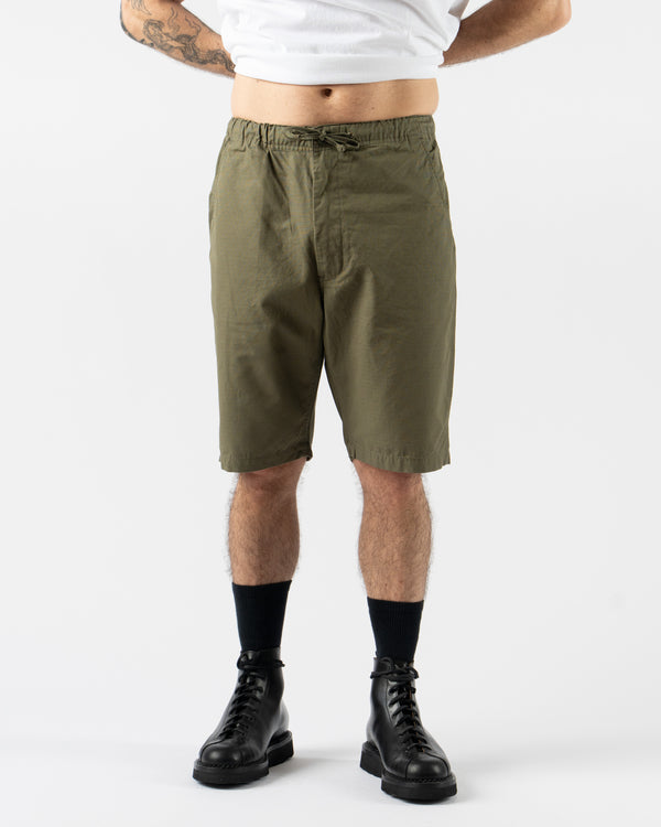 orSlow New Yorker Shorts in Army Green