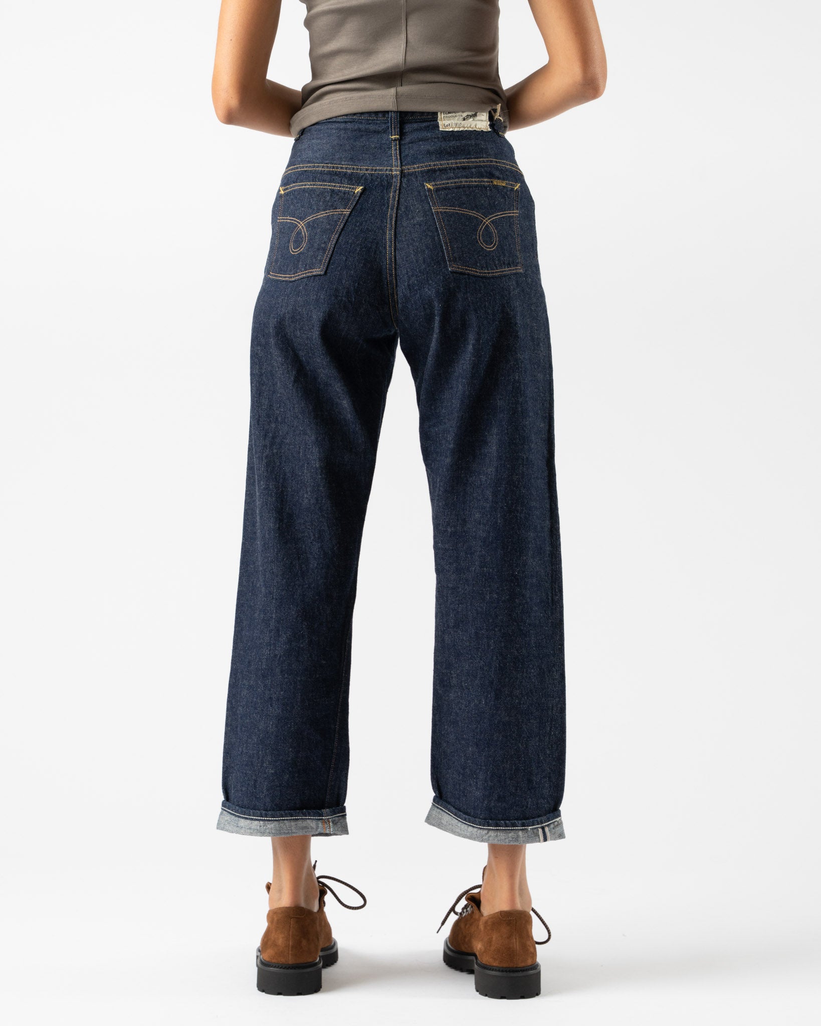 orSlow High Waist Selvedge Denim in One Wash