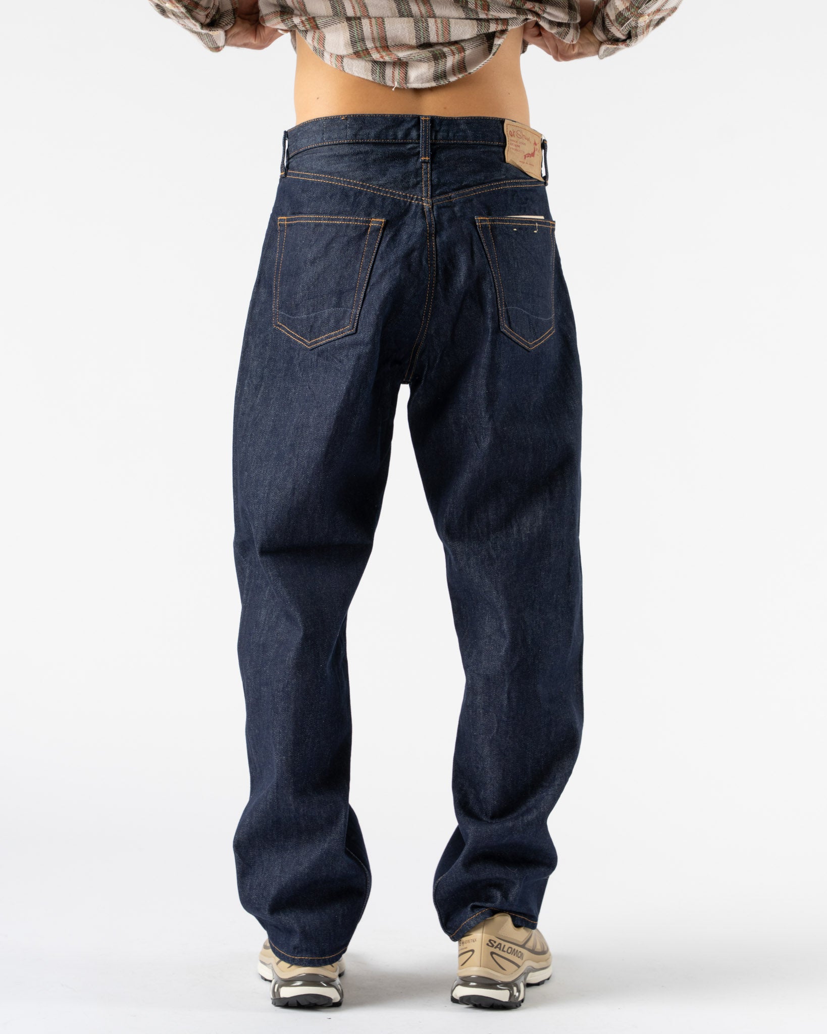 orSlow 101 Dad's Fit Denim Pants in One Wash