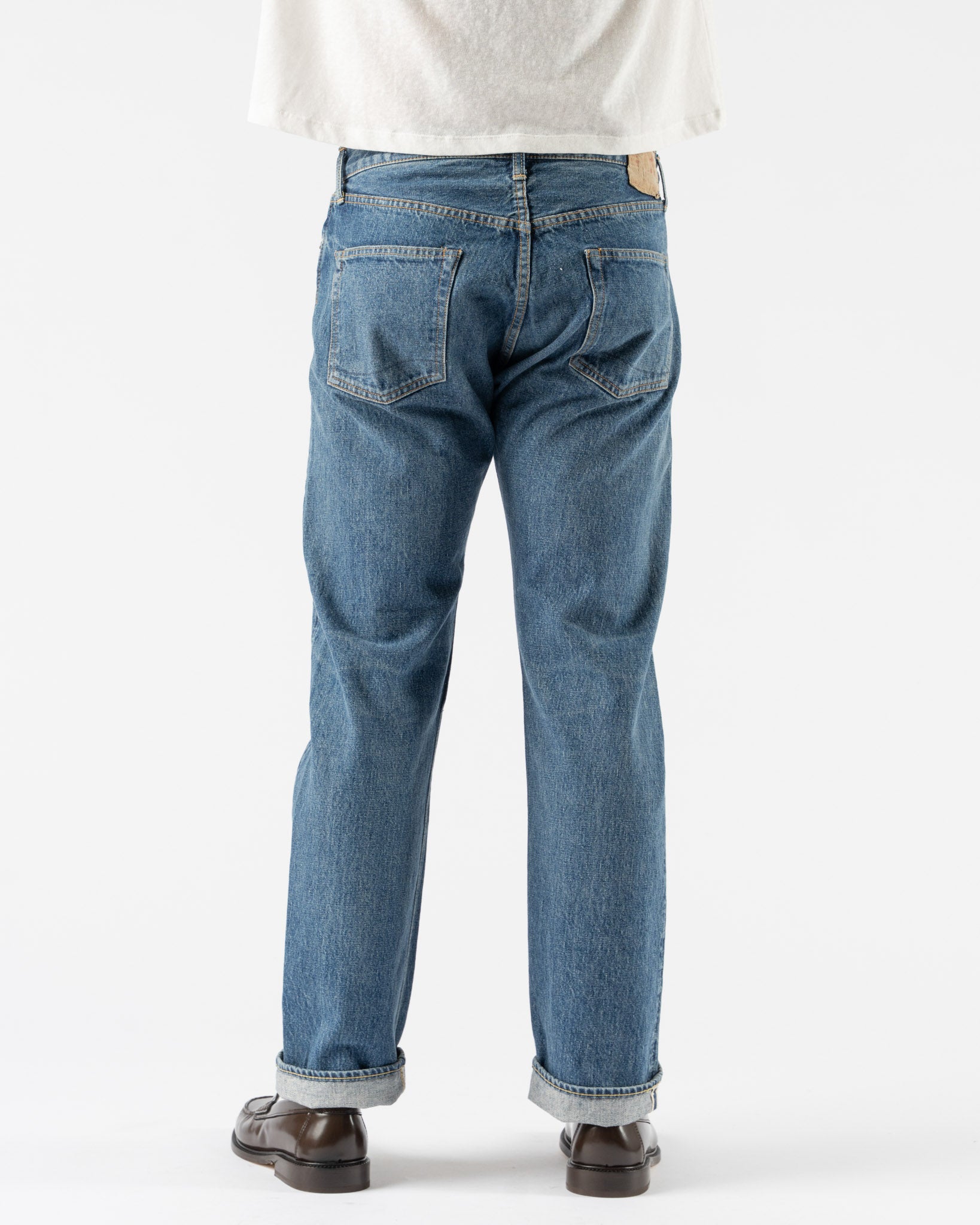 orSlow 105 Standard Selvedge Denim in 2 Year Wash