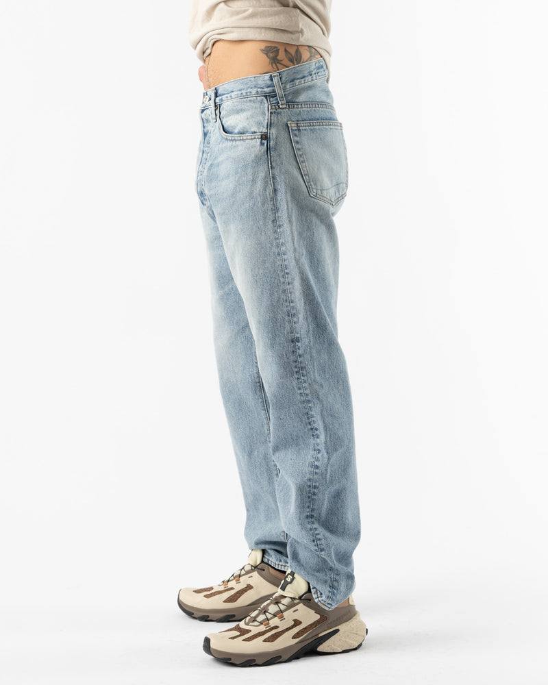 orSlow 105 90's Denim Pants in Sky Blue