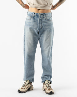 orSlow 105 90's Denim Pants in Sky Blue