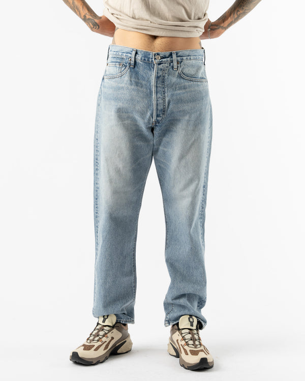 orSlow 105 90's Denim Pants in Sky Blue