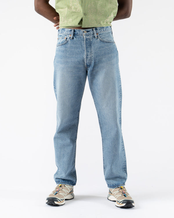 orSlow 105 90's Denim Pants in Sky Blue